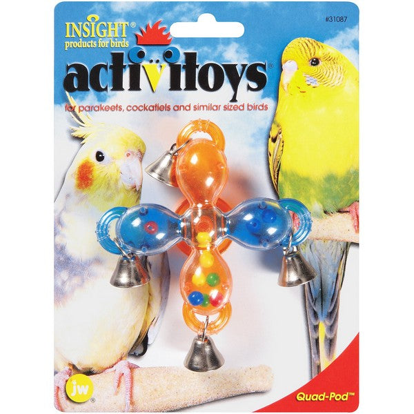 JW Bird Toy Quad Pod