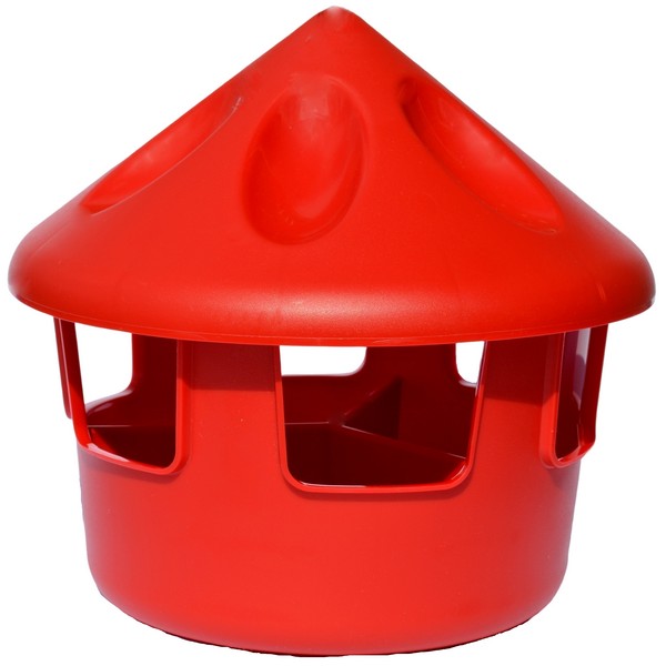 Supa Feed/Grit Station Red