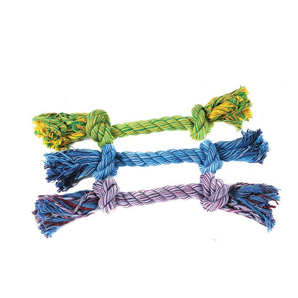 Happy Pet Flossin Fun 2 Knot Rope Chew Medium