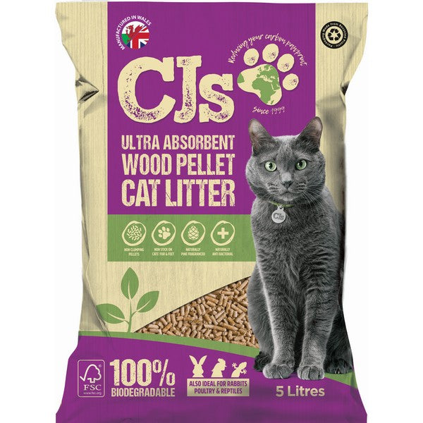 CJs Wood Cat Litter