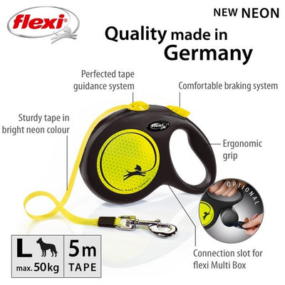 Flexi Neon Reflective Tape and Cord 5m