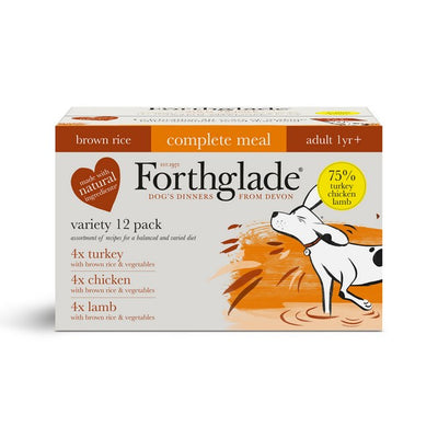 Forthglade Comp Meal Adult Multi ChknLmbTrk 395g x 12