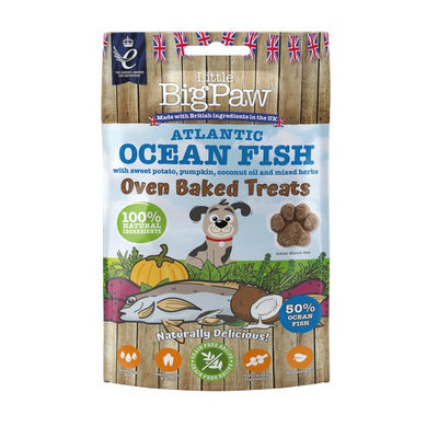 Little Big Paw Oven Baked Atlantic Ocean Fish Treat 130g