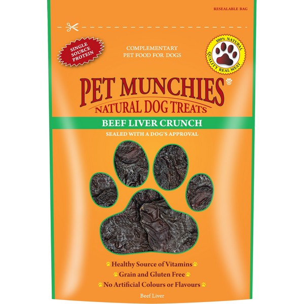 Pet Munchies Beef Liver Crunch 90g