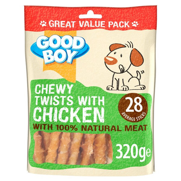 Good Boy Pawsley & Co Chewy Twists with Chicken 320g