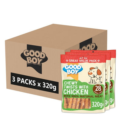 Good Boy Pawsley & Co Chewy Twists with Chicken 320g