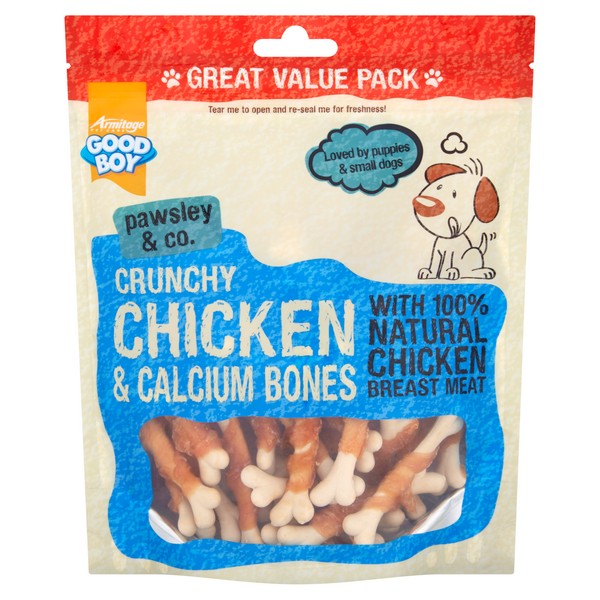 Good Boy Pawsley & Co Crunchy Chicken & Calcium Bones 350g