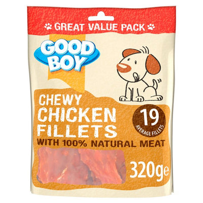 Good Boy Pawsley & Co Chewy Chicken Fillets 320g