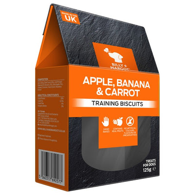 Billy And Margot Apple Banana Carrot Training Biscuit 125g