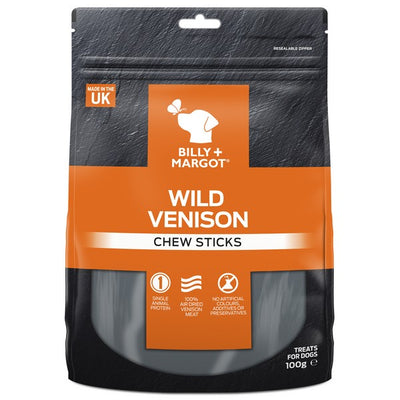 Billy And Margot Venison Chew Stick 100g