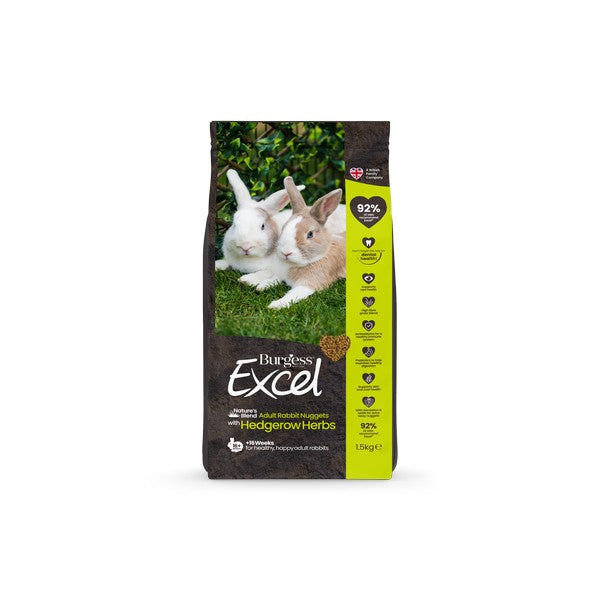 Burgess Excel Adult Rabbit Natures Blend 1.5kg