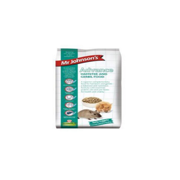 Mr Johnsons Advance Hamster & Gerbil  Food 750g