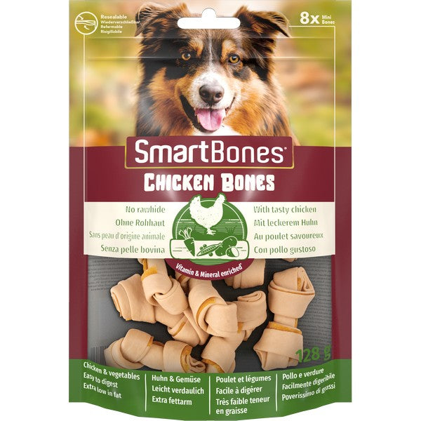 SmartBones Chicken Mini Bones (8Pk)