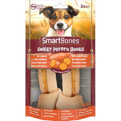 SmartBones Sweet Potato Medium Bones (2Pk)