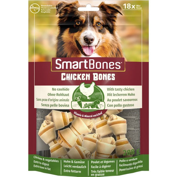 SmartBones Chicken Mini Bones (18Pk)