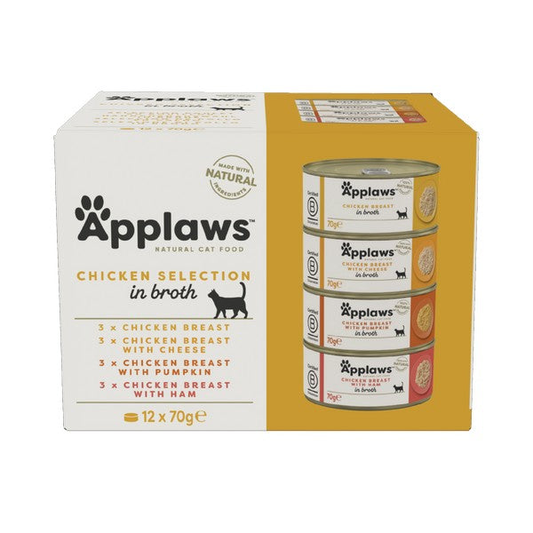 Applaws Cat Food Chicken Deluxe Select (12Pk) 70g