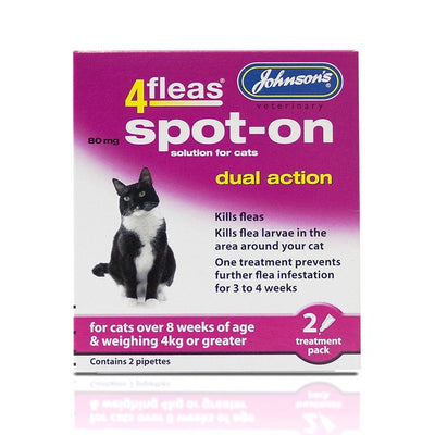 JVP 4 Fleas Spot On Cat 80mg