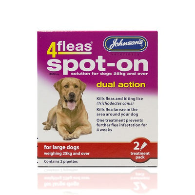 JVP 4 Fleas Spot On Large Dog 400mg