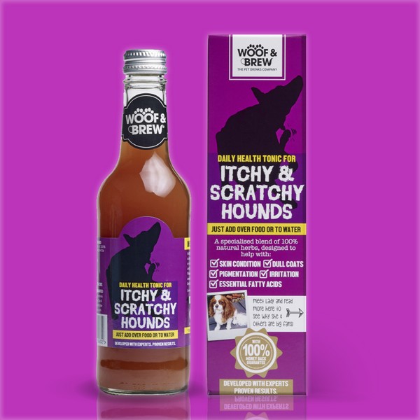 Woof & Brew Itchy and Scratchy Hound Herbal Tonic 330ml