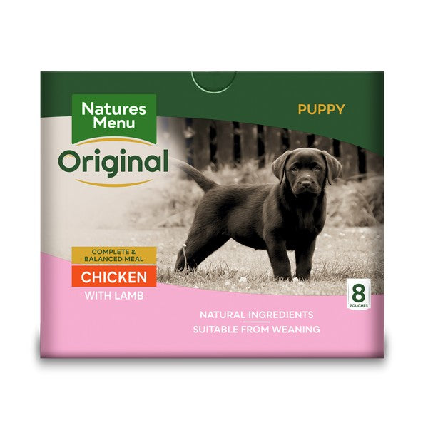 Natures Menu Dog Pouch Puppy and Junior 8Pk 300g