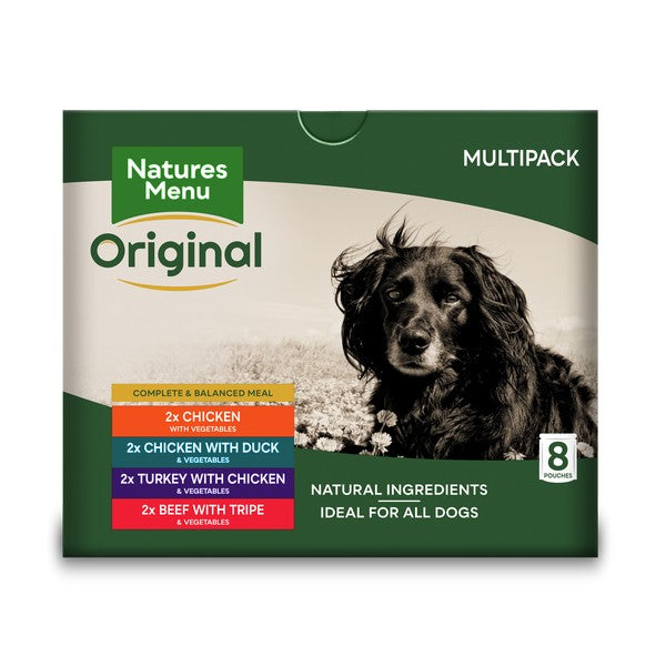 Natures Menu Dog Pouch Adult Multipack 8Pk 300g