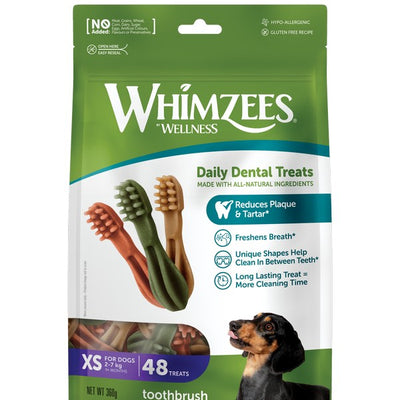 Whimzees Toothbrush XSmall 70mm (48Pk)