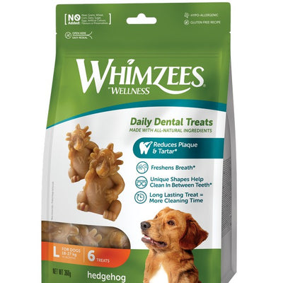 Whimzees Hedgehog Large (6Pk)