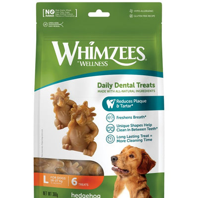 Whimzees Hedgehog Large (6Pk)