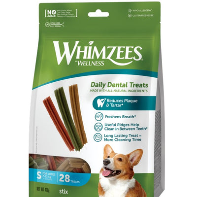 Whimzees Stix Small (28Pk) 120mm