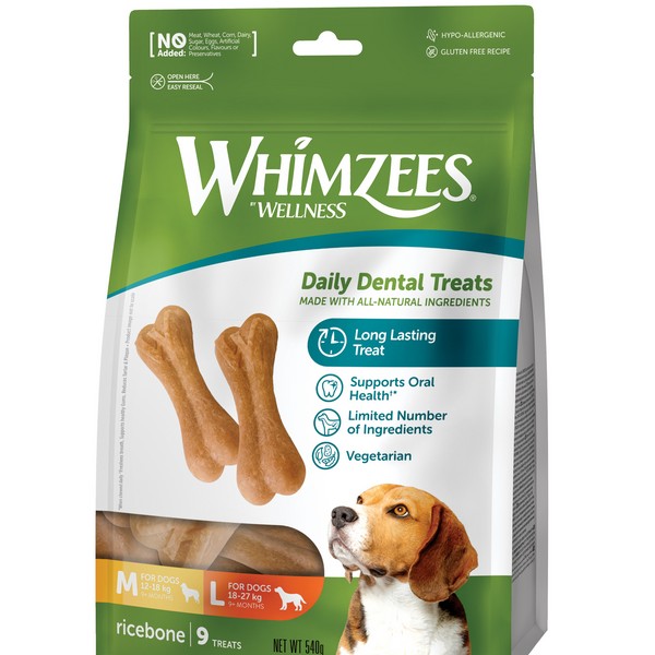 Whimzees Rice Bone 9pk