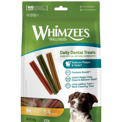 Whimzees Stix Medium 120mm (14Pk)