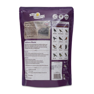 Harrisons Sunflower Hearts 2kg Pouch