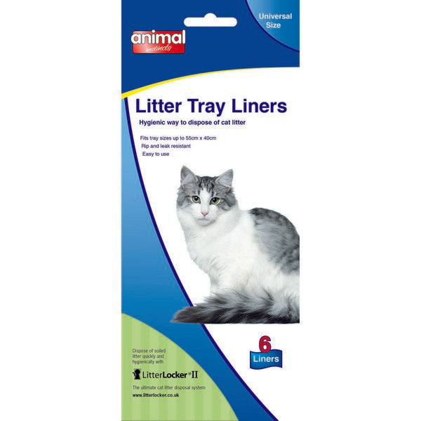 Animal Instincts Cat Litter Tray Liner Universal 55x40cm (pack of 6)