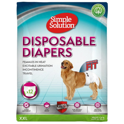 Simple Solution Disposable Diaper XXLarge (12Pk)