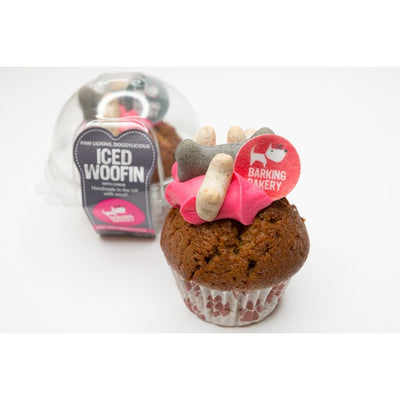 Barking Bakery Pink Iced Carob Woofin