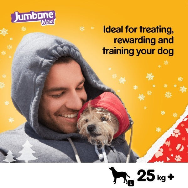 PEDIGREE Christmas Jumbone Large Dog Treat with Turkey Flavour 1 Chew