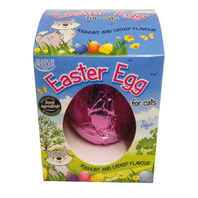 Hatchwells Cat Yoghurt Drop/Catnip Easter Egg 40g