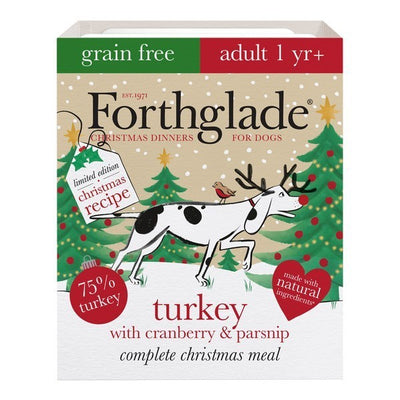 Forthglade Adult Christmas Turkey, Cranberry & Parsnip GF 395g