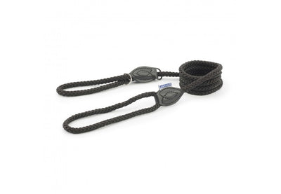 ANCOL ROPE SLIP & CONTROL LEAD BLACK 1.5MX8MM