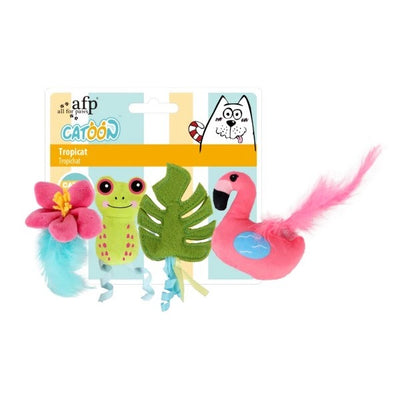 All For Paws Cartoon Tropical 4pc
